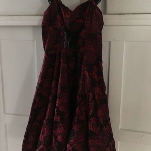 Red baroque gothic Lolita dress